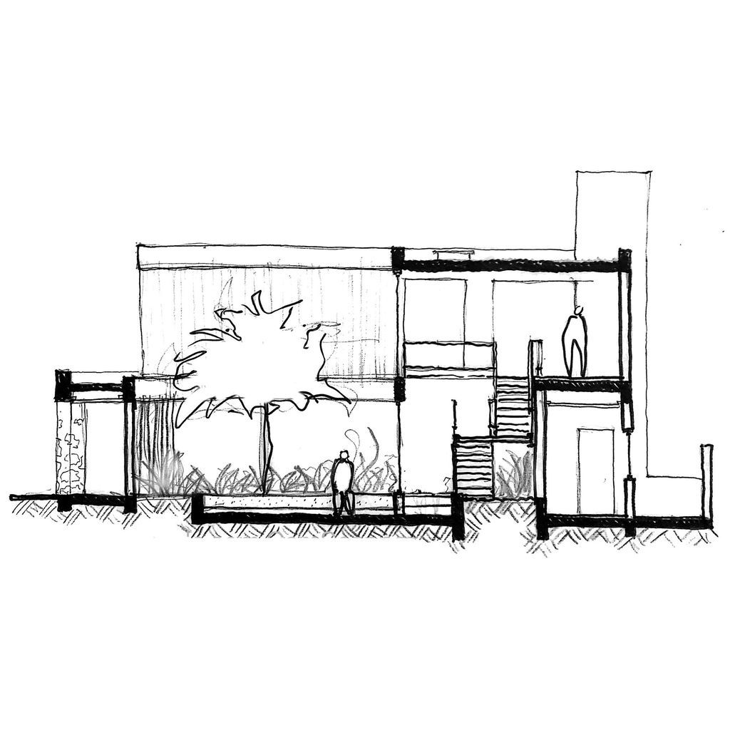 Axial House, harmonious connection with surroundings by TAU Arquitetos