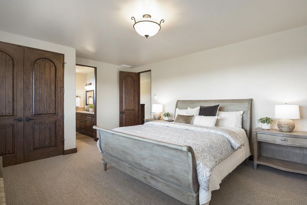 Breathtaking Panoramic Cascade Mountain Views and Rustic Elegance Define this $4.1M Luxurious Custom Home in Bend, OR