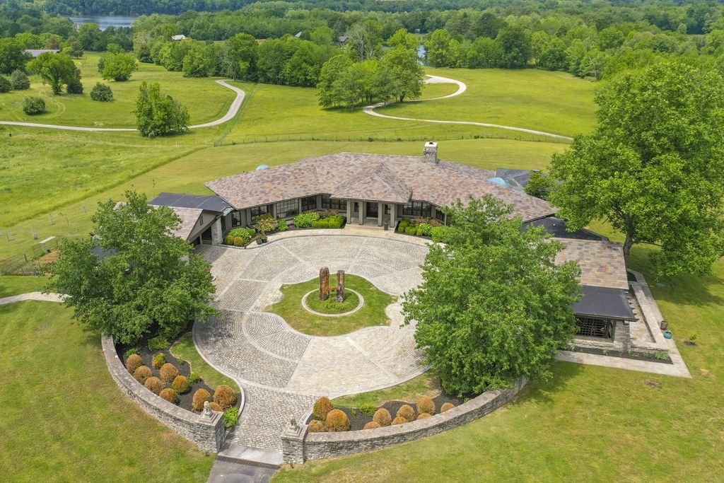 Captivating Tudor Style Ranch Home with Breathtaking Views of Old Hickory Lake in Lebanon, TN Offered at $2.95 Million