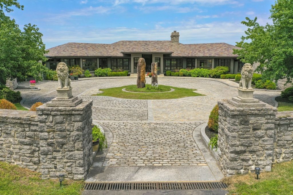 Captivating Tudor Style Ranch Home with Breathtaking Views of Old Hickory Lake in Lebanon, TN Offered at $2.95 Million