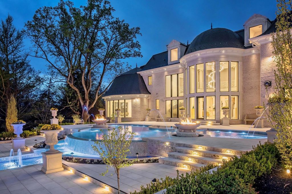 Chateau du Soleil: A Stunning Tribute to 18th Century French Architecture in McLean, VA, Listed at $25M