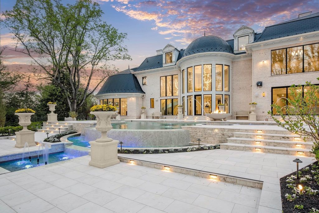 Chateau du Soleil: A Stunning Tribute to 18th Century French Architecture in McLean, VA, Listed at $25M