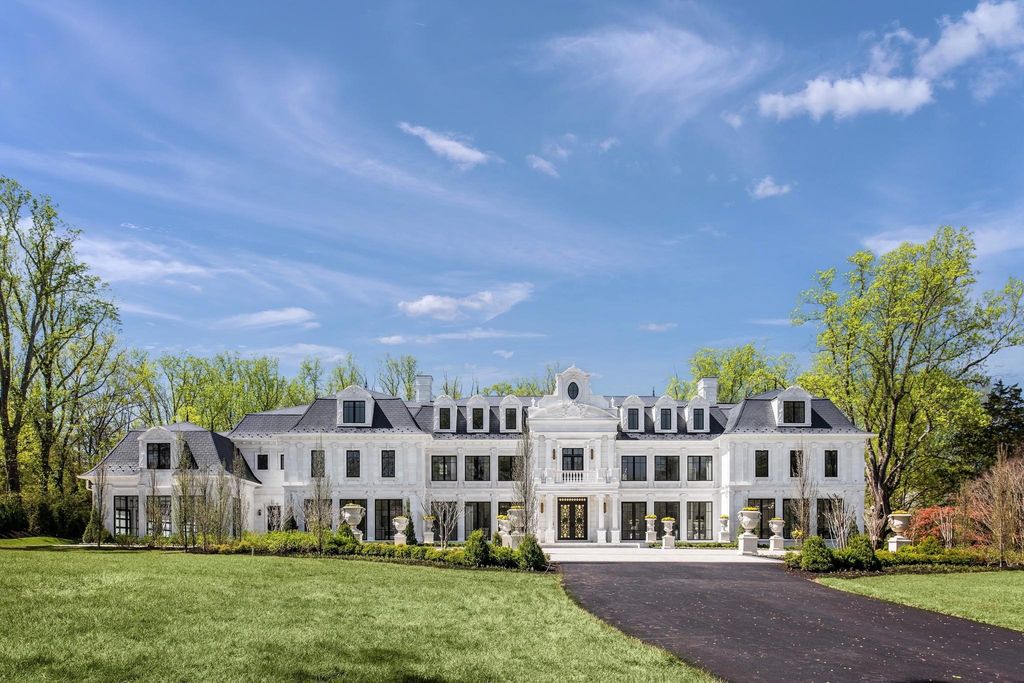 Chateau du Soleil: A Stunning Tribute to 18th Century French Architecture in McLean, VA, Listed at $25M