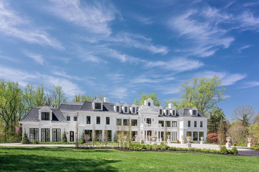 Chateau du Soleil: A Stunning Tribute to 18th Century French Architecture in McLean, VA, Listed at $25M