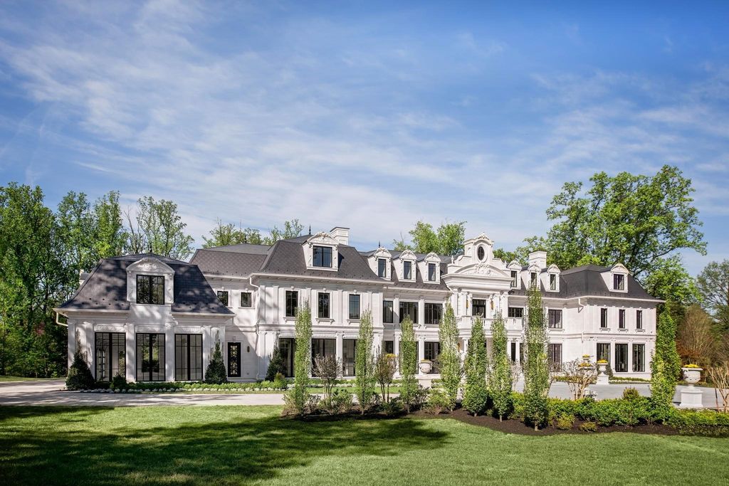 Chateau du Soleil: A Stunning Tribute to 18th Century French Architecture in McLean, VA, Listed at $25M