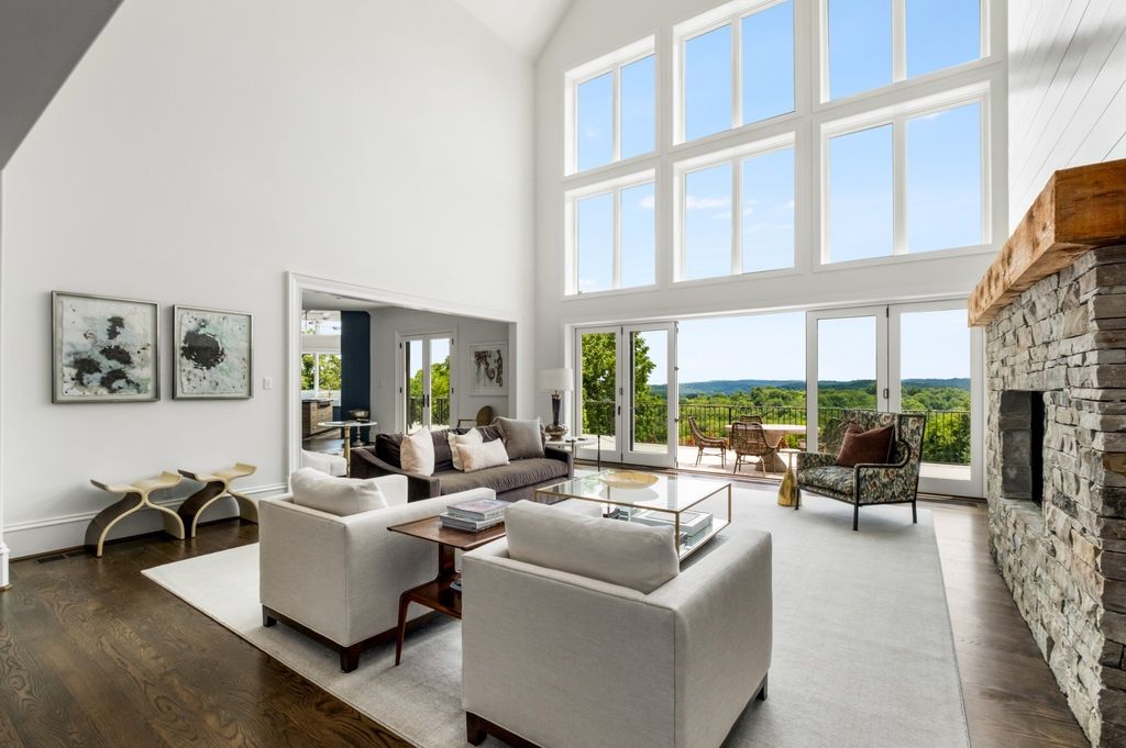 Enchanting Hilltop Estate with Unrivaled Privacy and Scenic Views in Nashville, TN - Listed at $6.95M