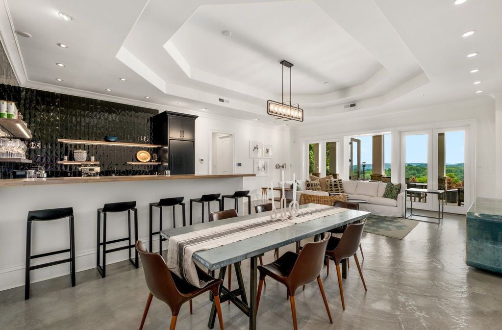 Enchanting Hilltop Estate with Unrivaled Privacy and Scenic Views in Nashville, TN - Listed at $6.95M