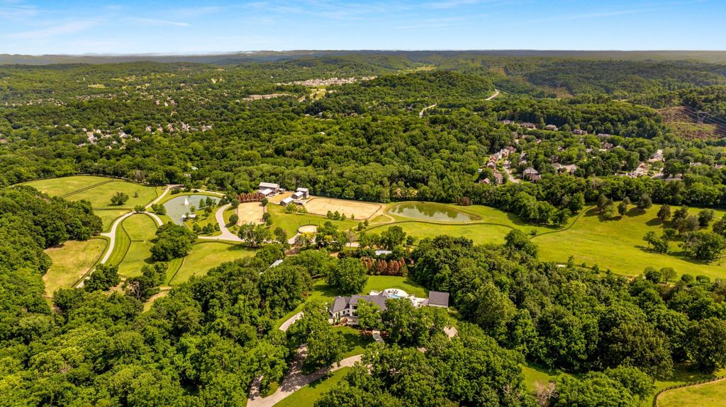Enchanting Hilltop Estate with Unrivaled Privacy and Scenic Views in Nashville, TN - Listed at $6.95M