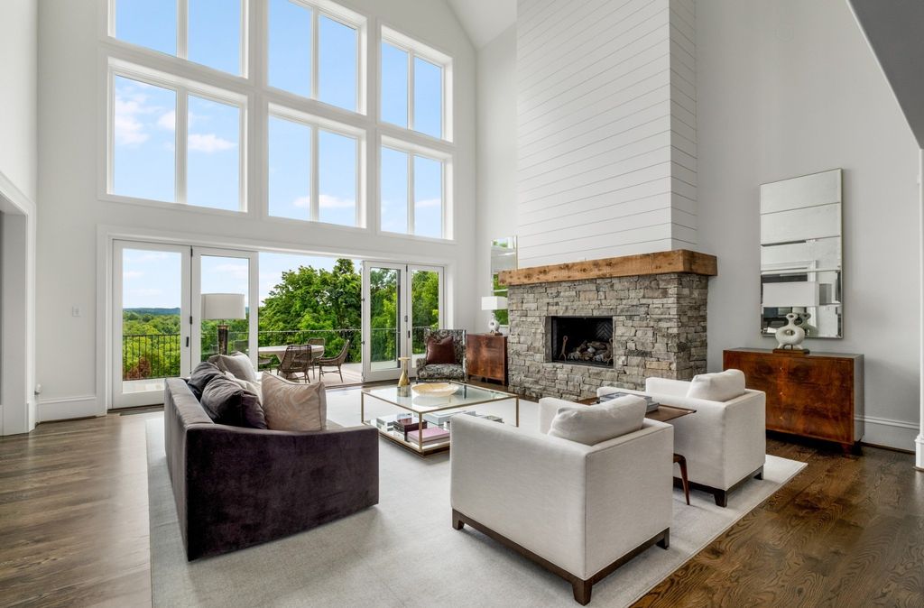 Enchanting Hilltop Estate with Unrivaled Privacy and Scenic Views in Nashville, TN - Listed at $6.95M