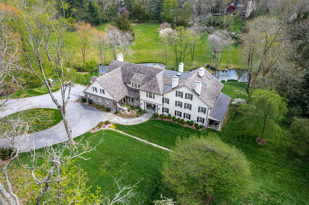 Exceptional Historic Residence in Villanova, PA - Meticulously Renovated  and Enhanced with Modern Designs Available for $5,999,999