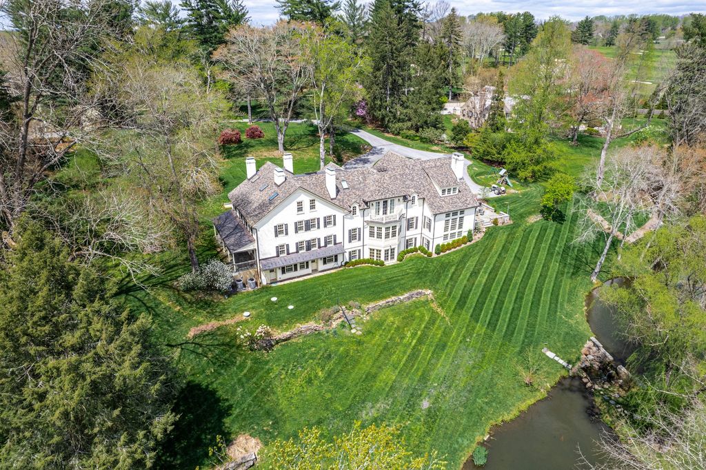 Exceptional Historic Residence in Villanova, PA - Meticulously Renovated  and Enhanced with Modern Designs Available for $5,999,999