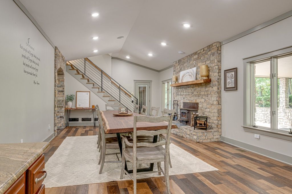 Exceptional Retreat on a Sprawling 9 Acre Estate in Winchester, TN - Ultimate Privacy and Tranquility Asking $6.9 Million