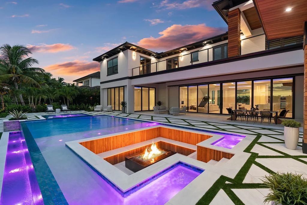 Introducing 55 River Drive, a brand new waterfront residence in Tequesta, Florida. This stunning home offers direct ocean access and boasts 100 feet of wide water views.