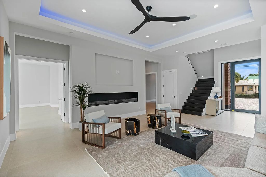 Introducing 55 River Drive, a brand new waterfront residence in Tequesta, Florida. This stunning home offers direct ocean access and boasts 100 feet of wide water views.