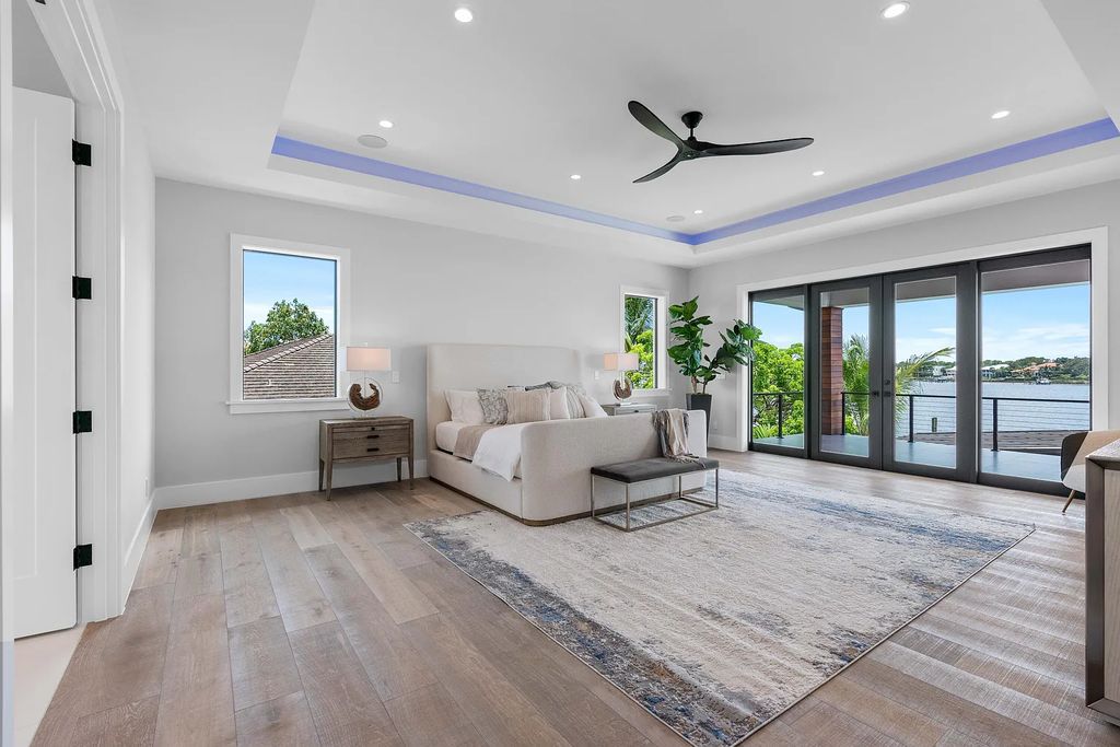 Introducing 55 River Drive, a brand new waterfront residence in Tequesta, Florida. This stunning home offers direct ocean access and boasts 100 feet of wide water views.