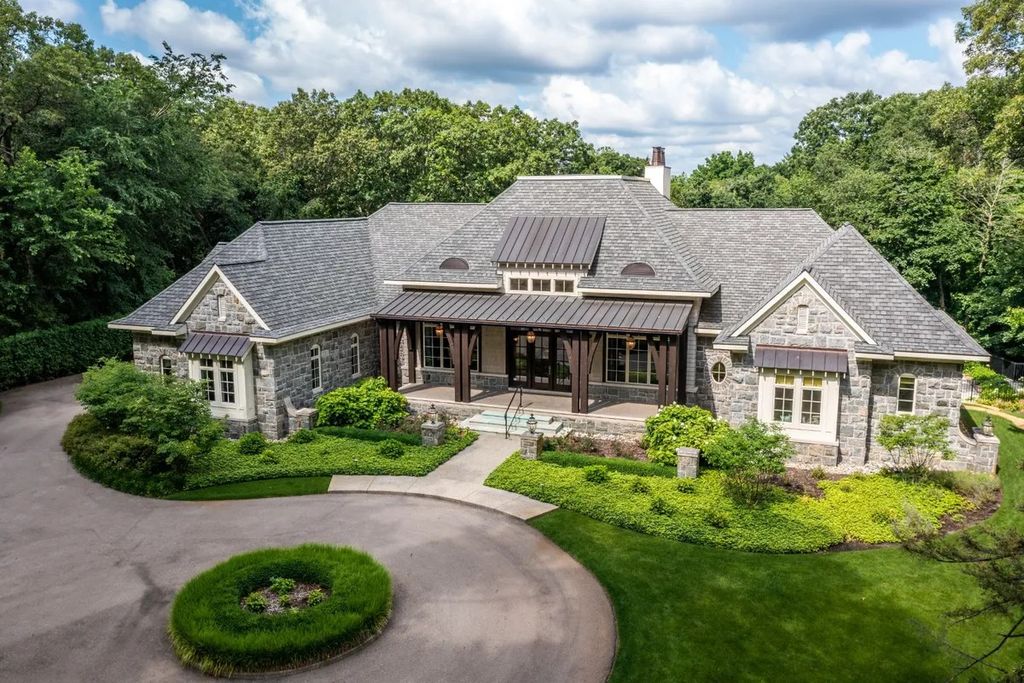 Exquisite Custom-Built Masterpiece: Timeless Luxury Home in Franklin, MI Asking $3.195M