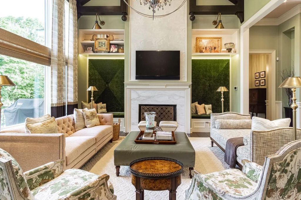 Exquisite Custom-Built Masterpiece: Timeless Luxury Home in Franklin, MI Asking $3.195M