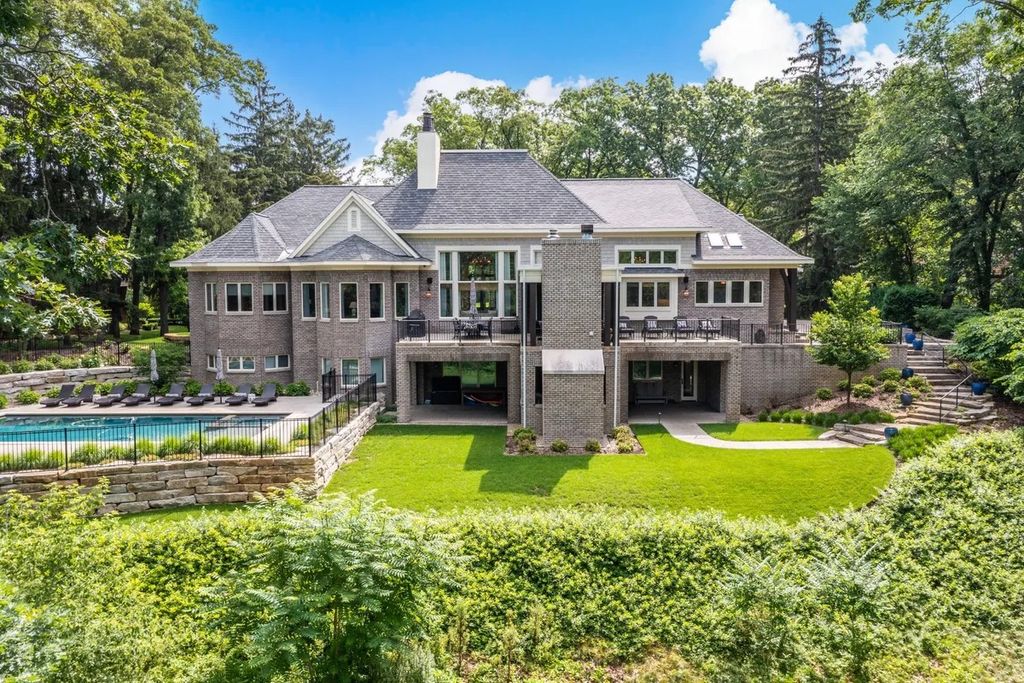 Exquisite Custom-Built Masterpiece: Timeless Luxury Home in Franklin, MI Asking $3.195M