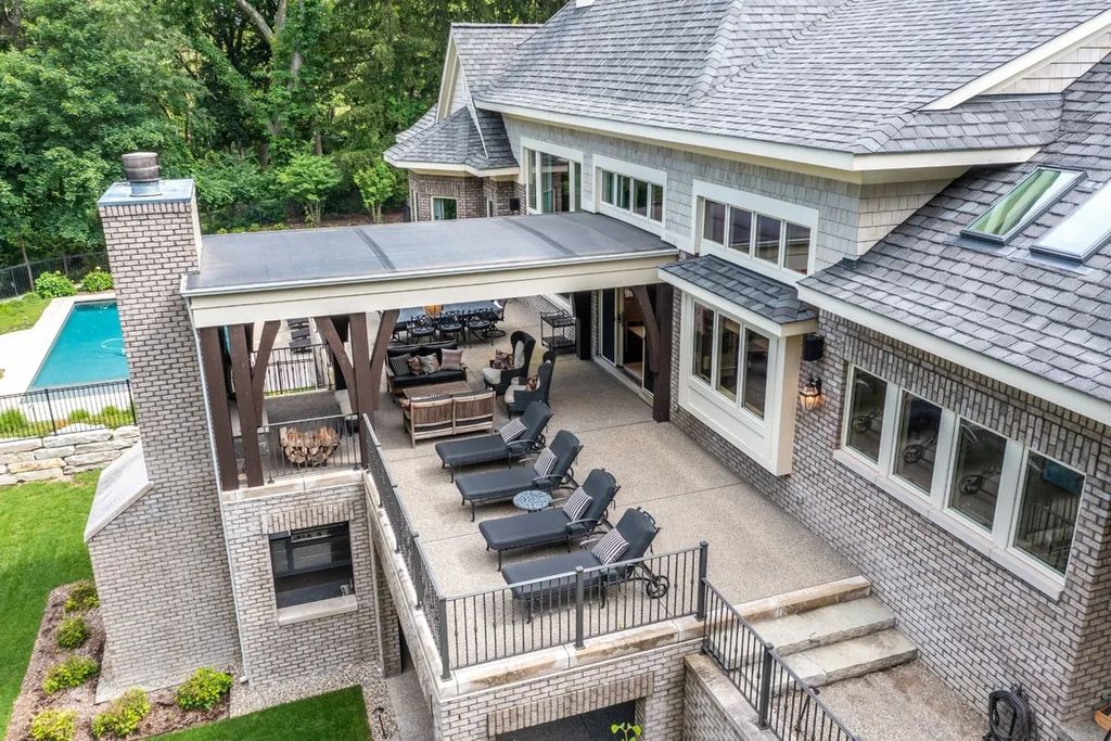 Exquisite Custom-Built Masterpiece: Timeless Luxury Home in Franklin, MI Asking $3.195M