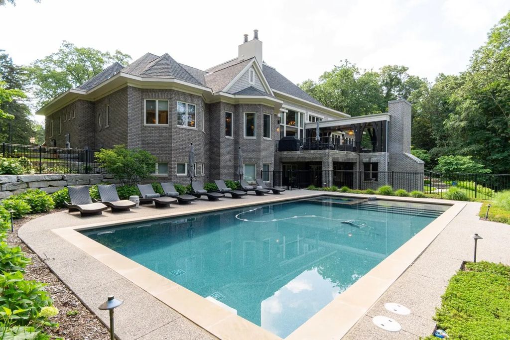 Exquisite Custom-Built Masterpiece: Timeless Luxury Home in Franklin, MI Asking $3.195M