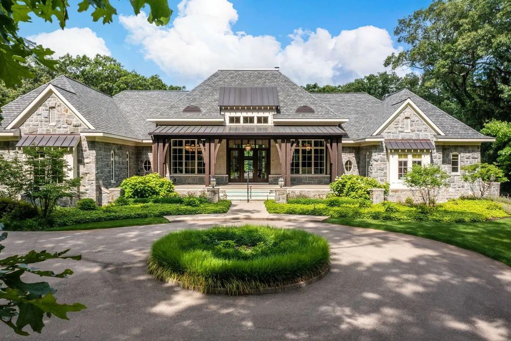 Exquisite Custom-Built Masterpiece: Timeless Luxury Home in Franklin, MI Asking $3.195M
