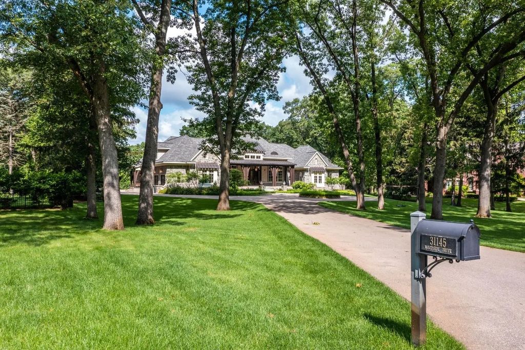 Exquisite Custom-Built Masterpiece: Timeless Luxury Home in Franklin, MI Asking $3.195M