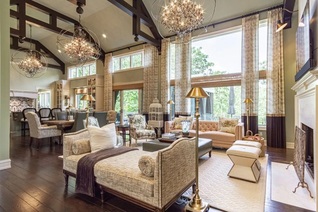 Exquisite Custom-Built Masterpiece: Timeless Luxury Home in Franklin, MI Asking $3.195M