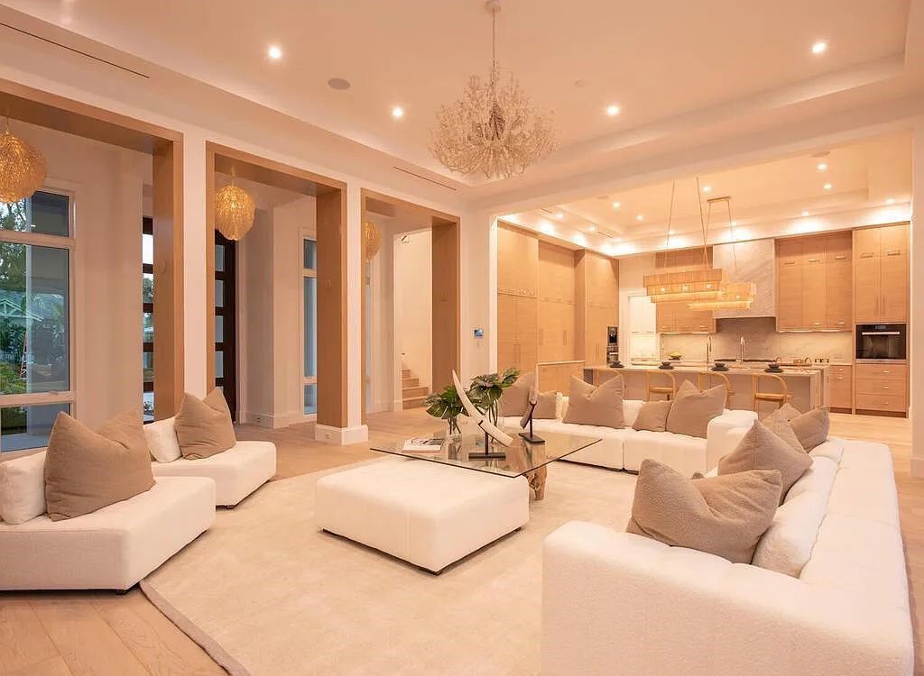 Discover luxurious living at 540 4th Avenue N in Old Naples, Florida. This brand-new home, built in 2023, features 5 beds, 6 baths, and 6,219 sq. ft. of living space.