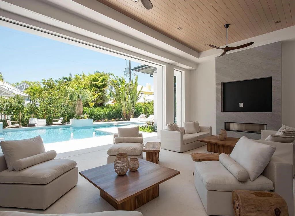 Discover luxurious living at 540 4th Avenue N in Old Naples, Florida. This brand-new home, built in 2023, features 5 beds, 6 baths, and 6,219 sq. ft. of living space.