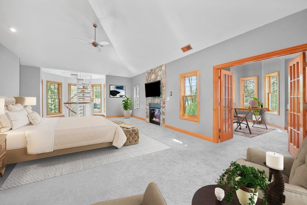 Gorgeous Custom 3-Story Victorian Style Home with Luxury Features in La Grange Highlands, IL Asking $2.65M