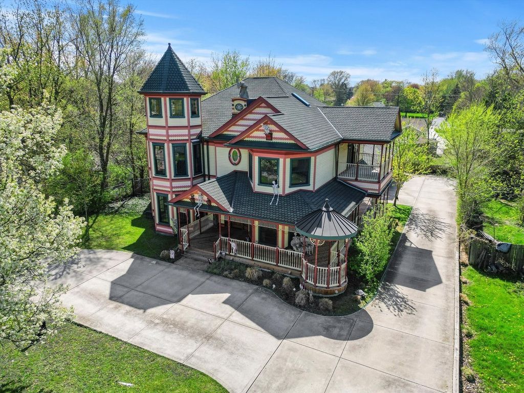 Gorgeous Custom 3-Story Victorian Style Home with Luxury Features in La Grange Highlands, IL Asking $2.65M