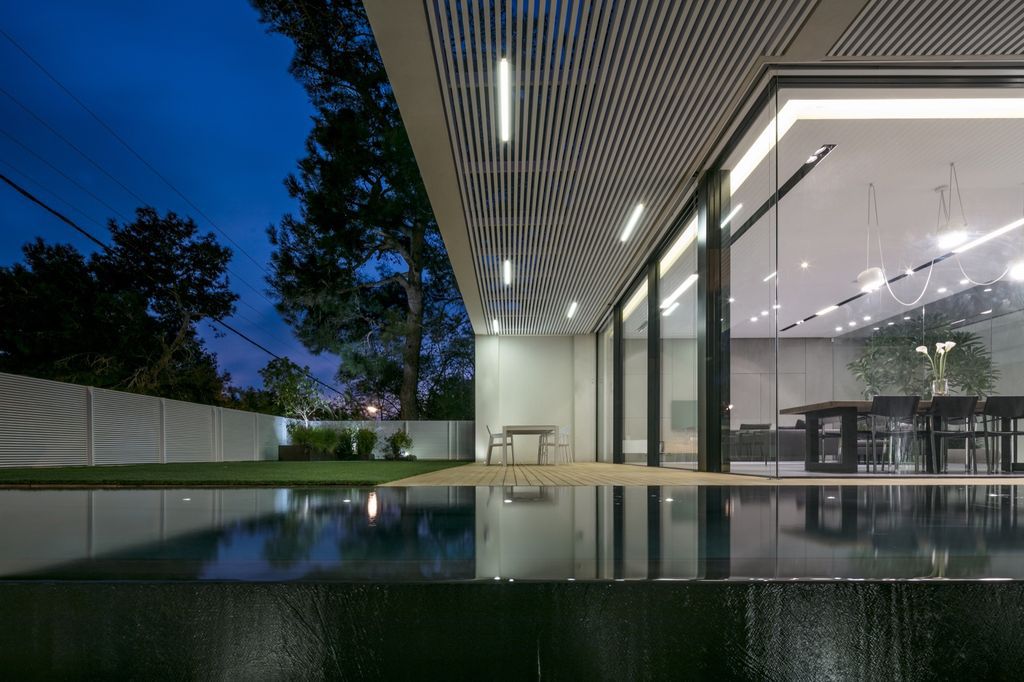 House F creates clean, modern & in-outdoor spaces by A.M.N Architecture