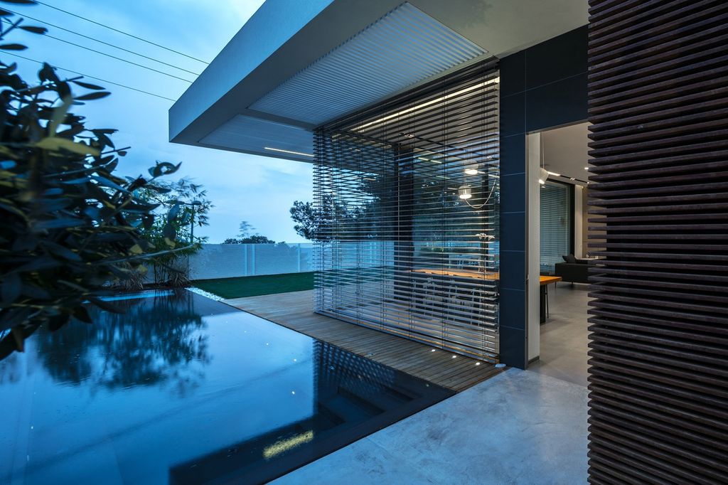 House F creates clean, modern & in-outdoor spaces by A.M.N Architecture