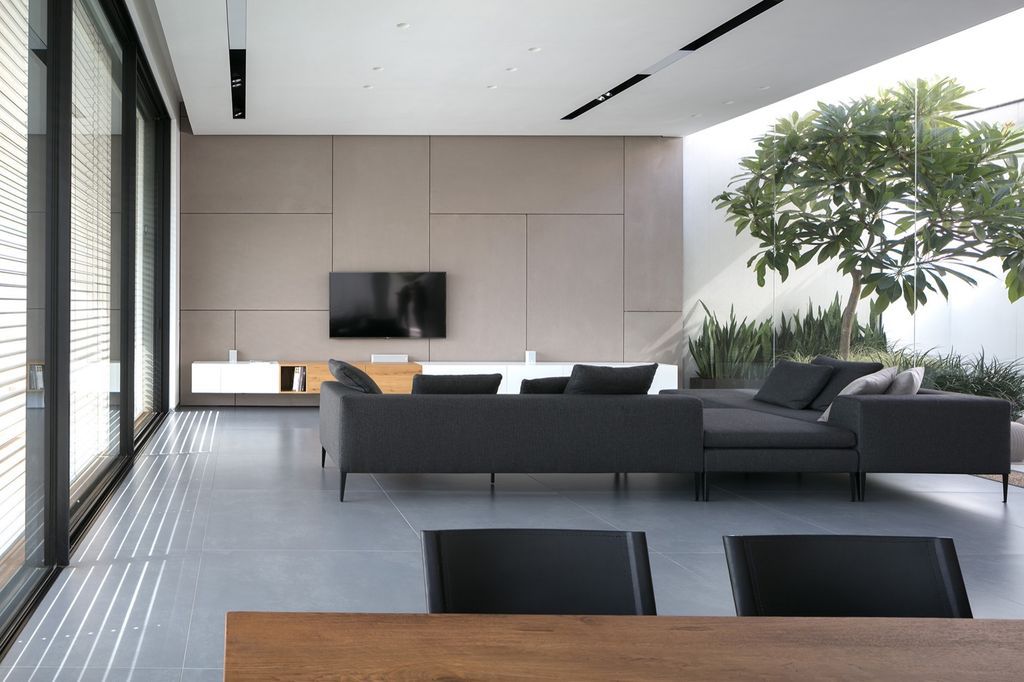 House F creates clean, modern & in-outdoor spaces by A.M.N Architecture
