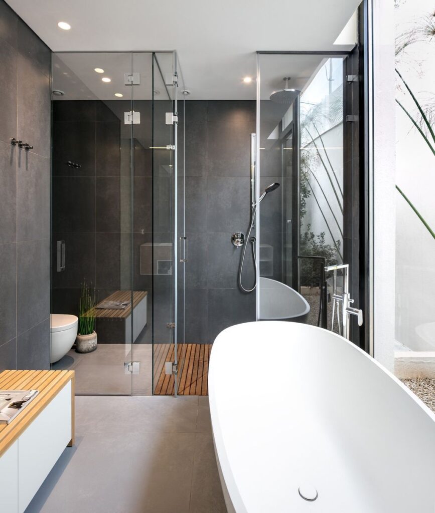 House F creates clean, modern & in-outdoor spaces by A.M.N Architecture