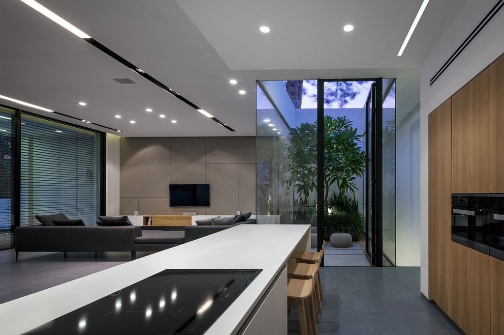 House F creates clean modern in outdoor spaces by A.M.N Architecture 5
