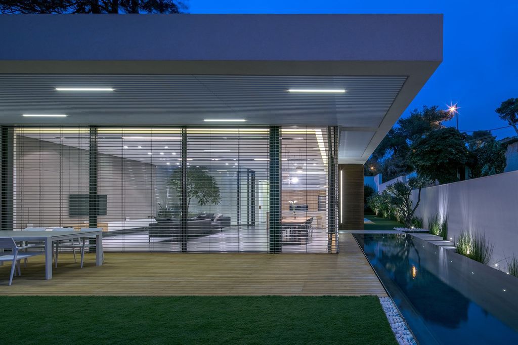 House F creates clean, modern & in-outdoor spaces by A.M.N Architecture