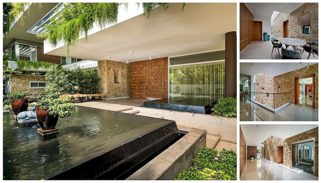 Hovering Gardens House in Pune, India by Niraj Doshi Design Consultancy