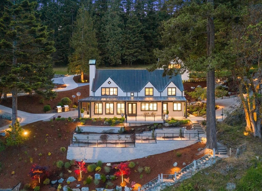 Magnificent Anacortes, WA Waterfront Estate: Private Beach, Unparalleled Views Listed at $8 Million