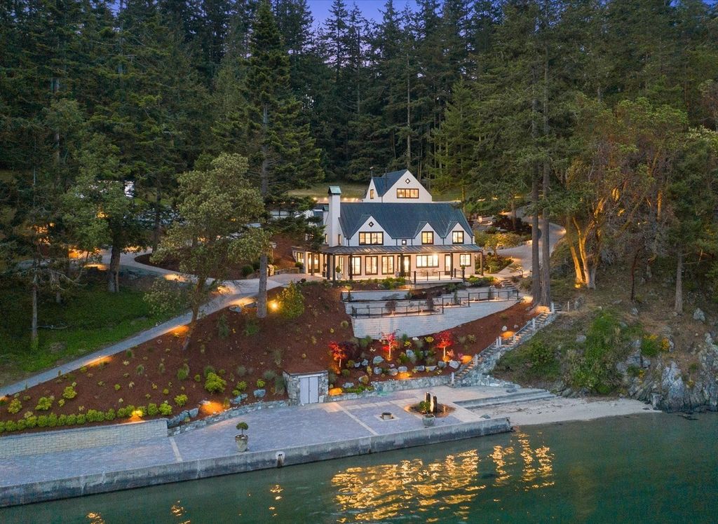 Magnificent Anacortes, WA Waterfront Estate: Private Beach, Unparalleled Views Listed at $8 Million