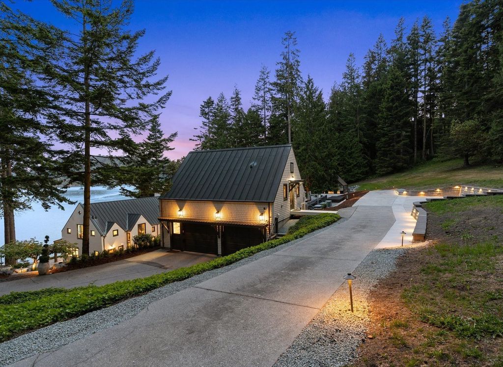 Magnificent Anacortes, WA Waterfront Estate: Private Beach, Unparalleled Views Listed at $8 Million
