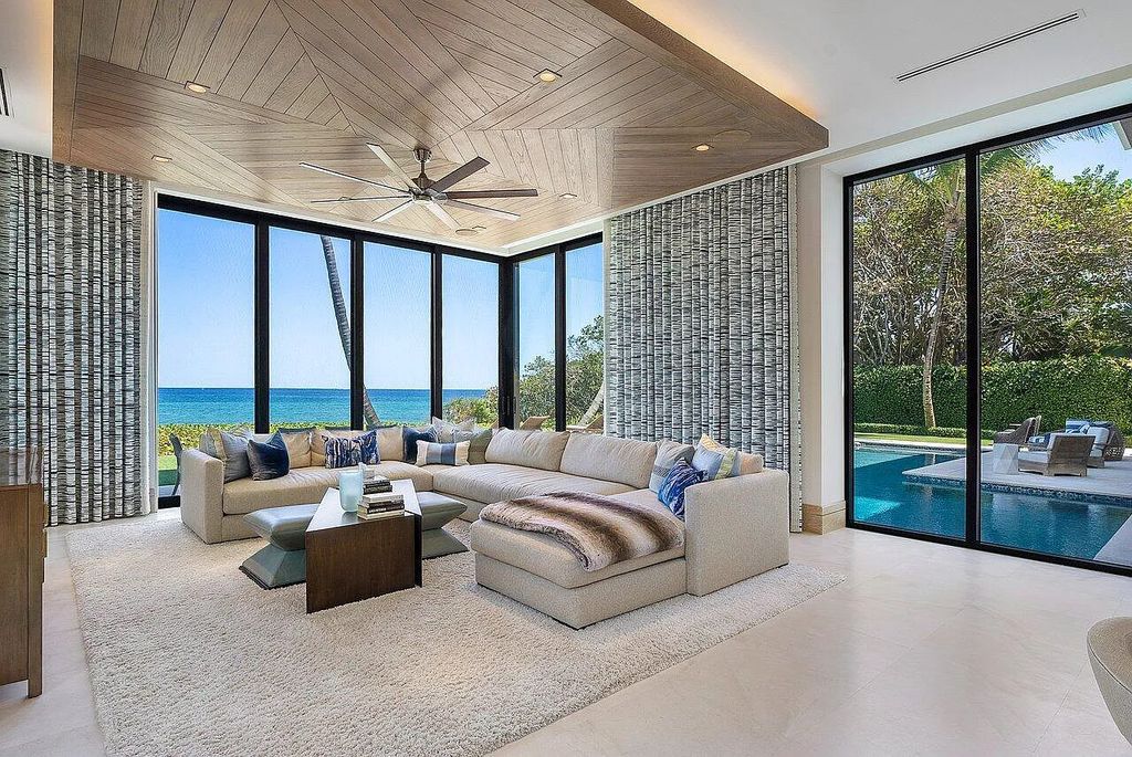 Welcome to 1115 Hillsboro Mile, a luxurious 6-bedrooms, 8-bathrooms home in Hillsboro Beach, Florida. Built in 2017 by Mark Timothy Luxury Homes and Affiniti Architects, this property offers stunning ocean views and a private boat dock.
