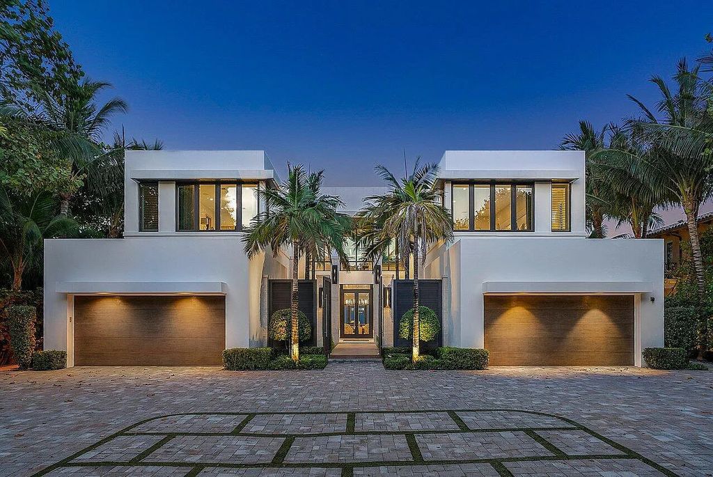 Welcome to 1115 Hillsboro Mile, a luxurious 6-bedrooms, 8-bathrooms home in Hillsboro Beach, Florida. Built in 2017 by Mark Timothy Luxury Homes and Affiniti Architects, this property offers stunning ocean views and a private boat dock.