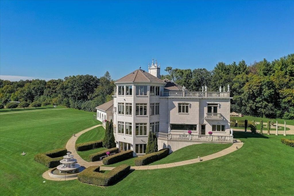 Opulent Beauty and Exquisite Craftsmanship Await - Mukwonago,WI Estate Listed at $4,933,300