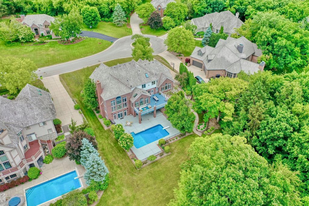Spectacular Custom-Built Masterpiece: All-Brick Elegance in Hartland, WI Asking $2,099,900