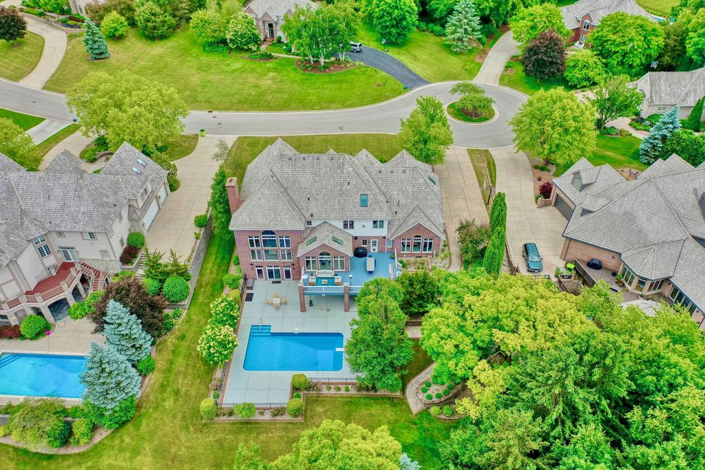 Spectacular Custom-Built Masterpiece: All-Brick Elegance in Hartland, WI Asking $2,099,900