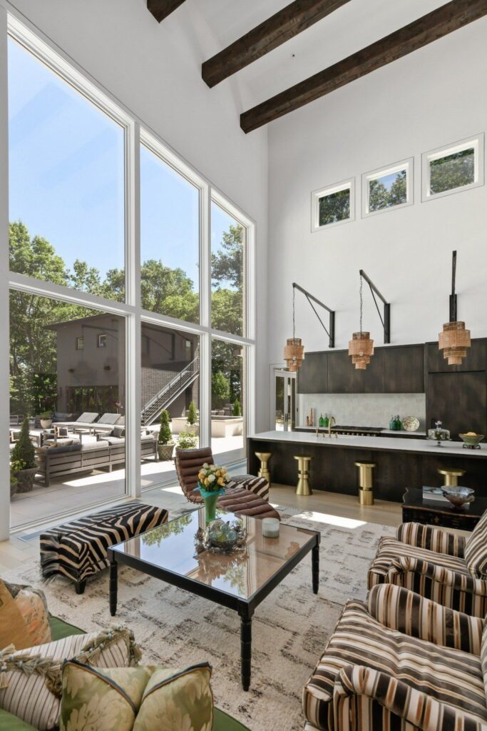 Spectacular Grove Park Custom Home in Nashville TN Provides the Ultimate Indoor Outdoor Sanctuary Listed at 10 9