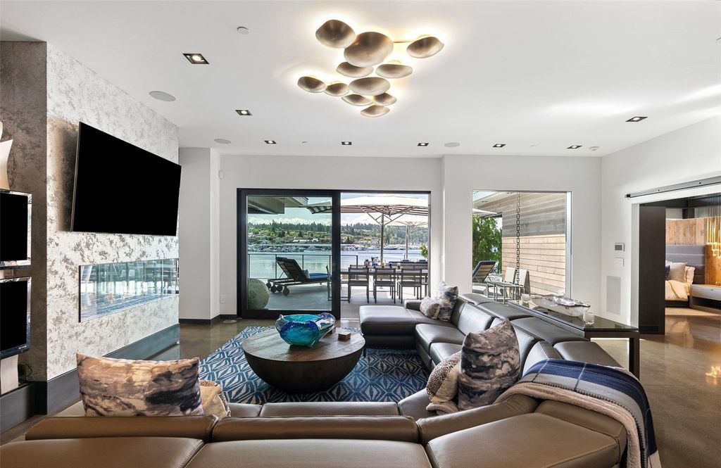 Stunning Gig Harbor, WA Home with 100' Low Bank Waterfront and Luxury Finishes Asking $6.6M