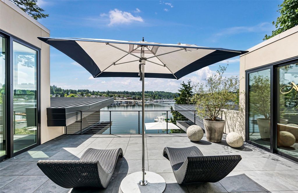 Stunning Gig Harbor, WA Home with 100' Low Bank Waterfront and Luxury Finishes Asking $6.6M