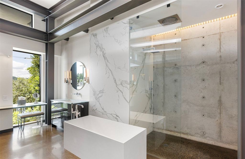Stunning Gig Harbor, WA Home with 100' Low Bank Waterfront and Luxury Finishes Asking $6.6M